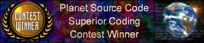 Planet Source Code Award